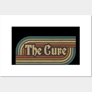 The Cure Vintage Stripes Posters and Art